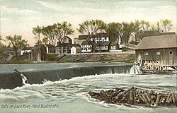 Falls on Saco River, West Buxton, ME